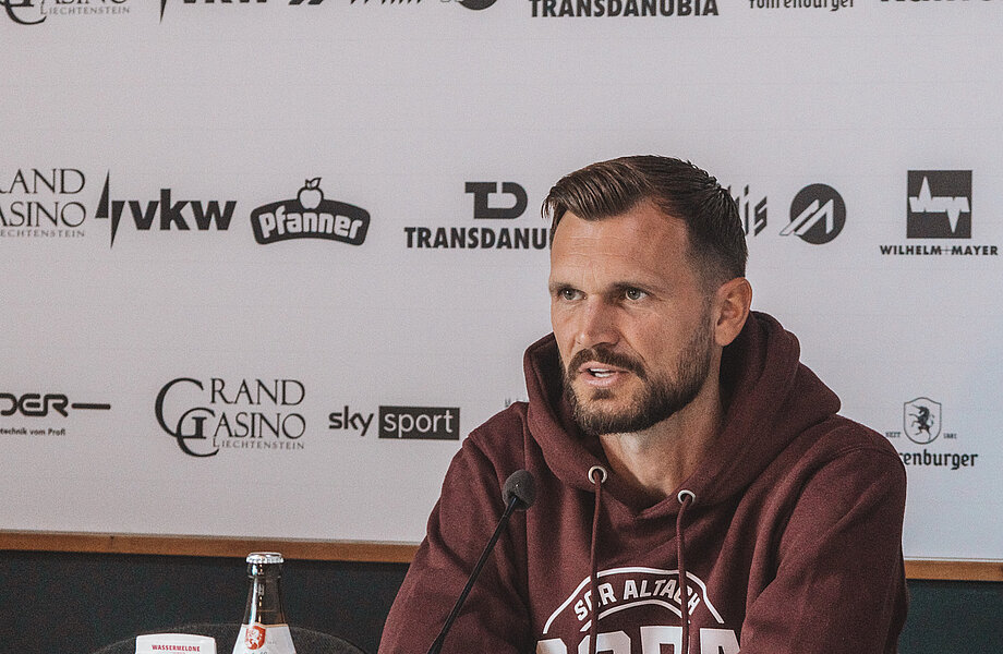 Die Pressekonferenz vor Ried