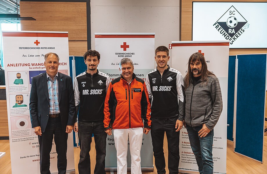 Erfolgreiche Blutspendeaktion im Business Club des SCR Altach