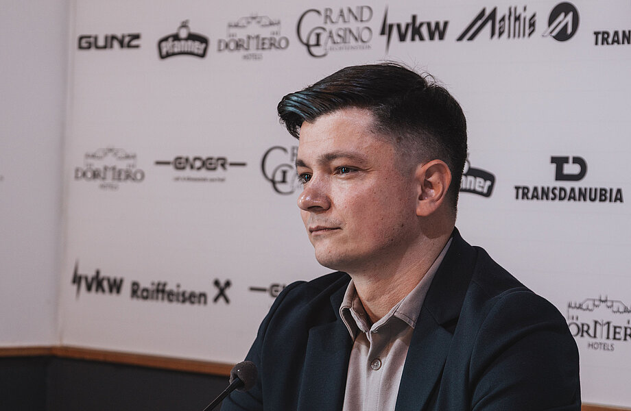 Die Pressekonferenz vor Blau Weiß Linz