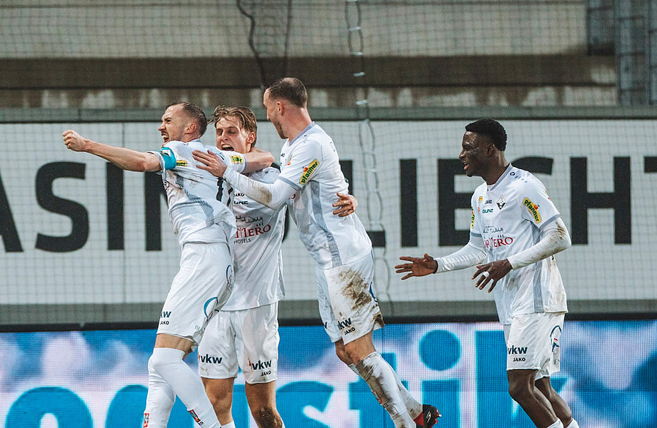 SCR Altach bleibt 2026 ungeschlagen: 2:1-Sieg gegen FK Austria Wien