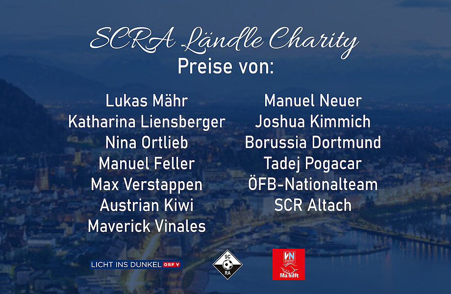 Premiere: Die SCRA-Ländle Charity startet!
