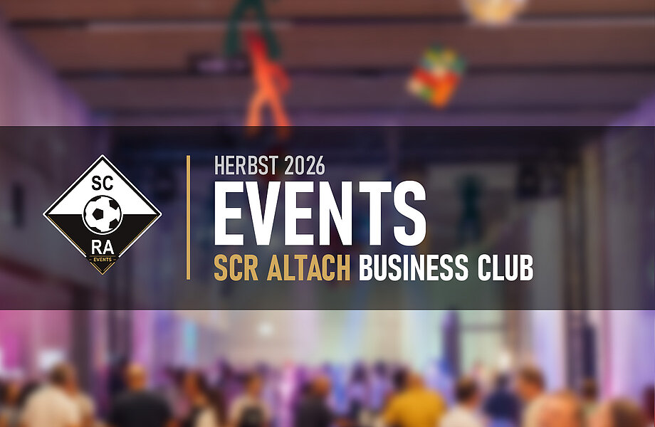 Veranstaltungsherbst im SCRA Business Club: Ab sofort Tickets buchen!